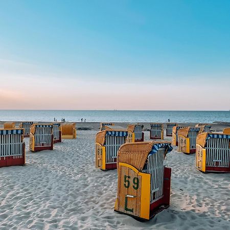 Modernes Apartment Direkt Am Strand Cuxhaven Eksteriør billede