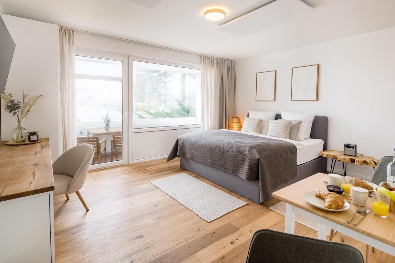Modernes Apartment Direkt Am Strand Cuxhaven Eksteriør billede